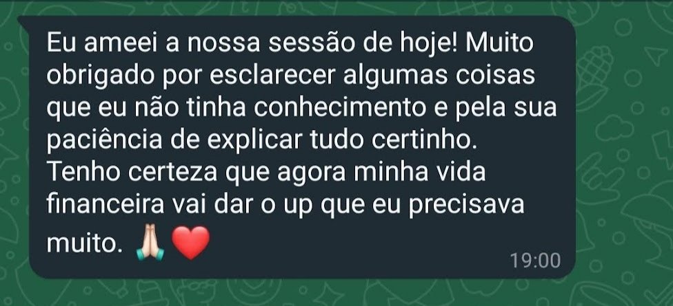 Depoimento real de aluna via WhatsApp 2